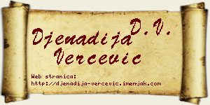 Đenadija Verčević vizit kartica
